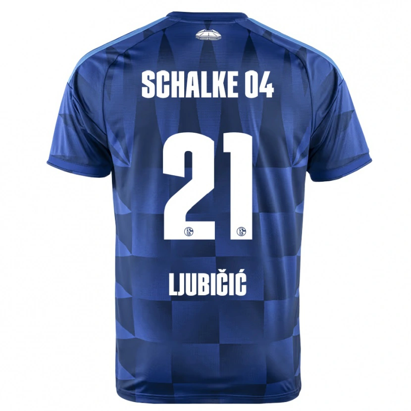 Danxen Kinderen Dejan Ljubicic #21 Donkerblauw Geel Wit Thuisshirt Thuistenue 2026/27 T-Shirt