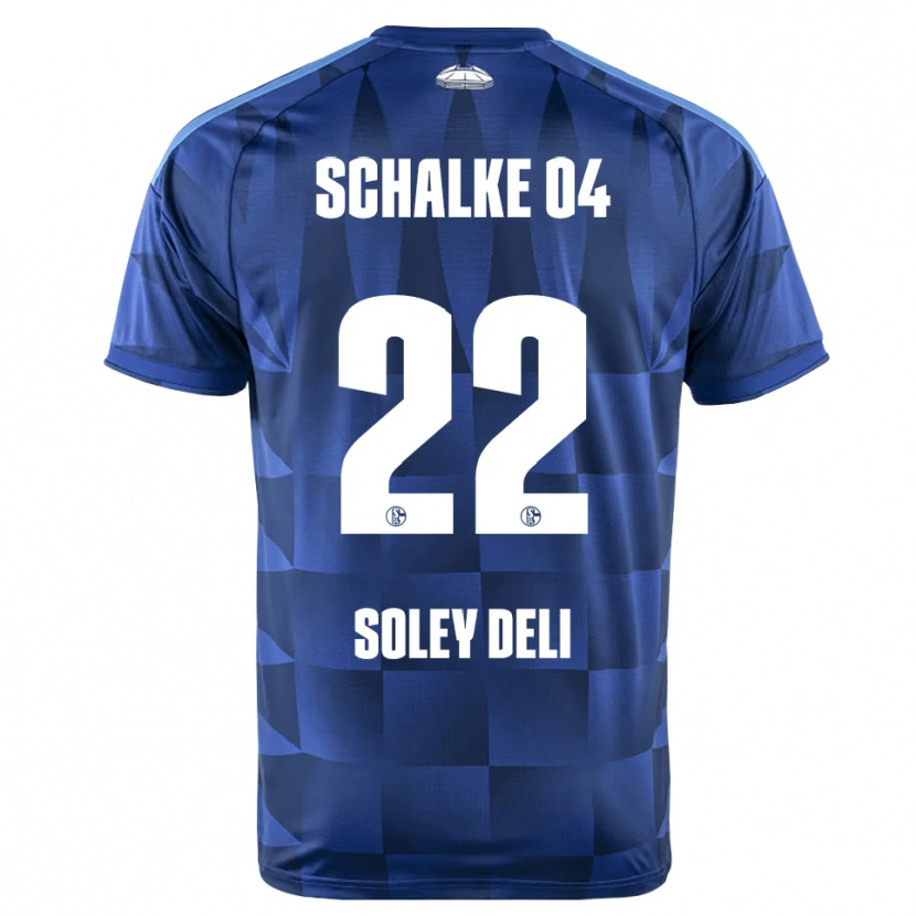 Danxen Kinderen Dilara Soley Deli #22 Donkerblauw Geel Wit Thuisshirt Thuistenue 2026/27 T-Shirt