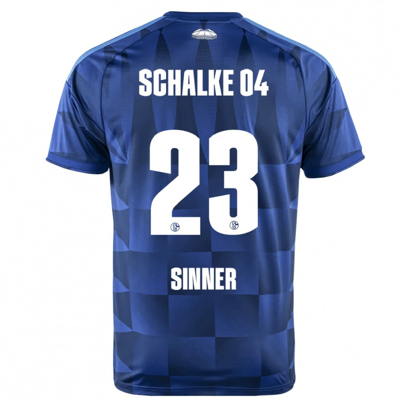 Danxen Kinderen Tiffany Sinner #23 Donkerblauw Geel Wit Thuisshirt Thuistenue 2026/27 T-Shirt