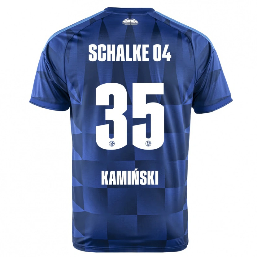 Danxen Kinderen Marcin Kaminski #35 Donkerblauw Geel Wit Thuisshirt Thuistenue 2026/27 T-Shirt