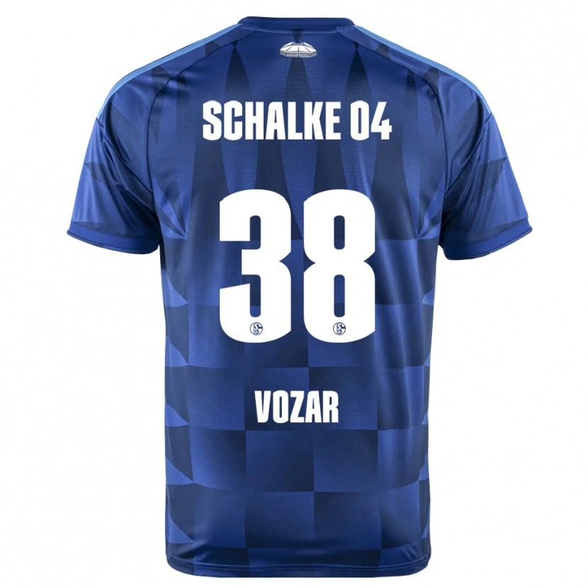 Danxen Kinderen Luca Vozar #38 Donkerblauw Geel Wit Thuisshirt Thuistenue 2026/27 T-Shirt