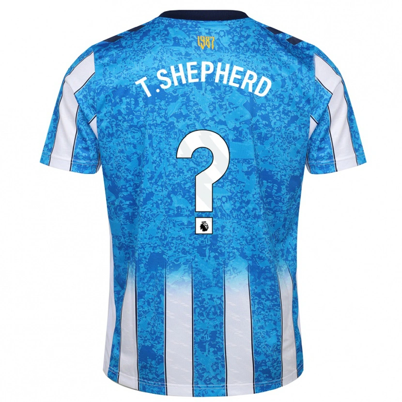 Danxen Kinderen Talon Shepherd #0 Wit Blauw Oranje Thuisshirt Thuistenue 2026/27 T-Shirt