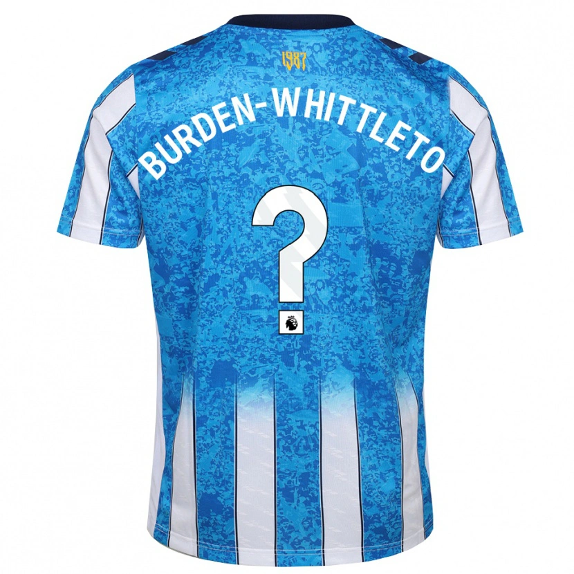 Danxen Kinderen Charlie Burden-Whittleton #0 Wit Blauw Oranje Thuisshirt Thuistenue 2026/27 T-Shirt