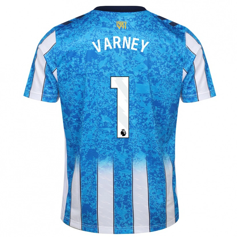 Danxen Kinderen Oscar Varney #1 Wit Blauw Oranje Thuisshirt Thuistenue 2026/27 T-Shirt