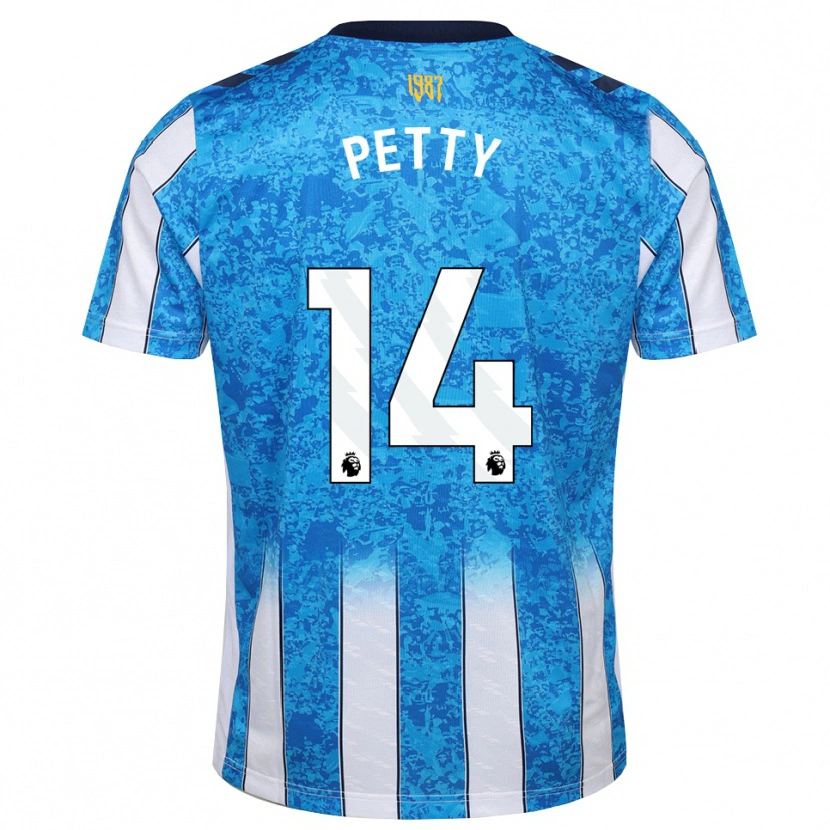 Danxen Kinderen Billy Petty #14 Wit Blauw Oranje Thuisshirt Thuistenue 2026/27 T-Shirt