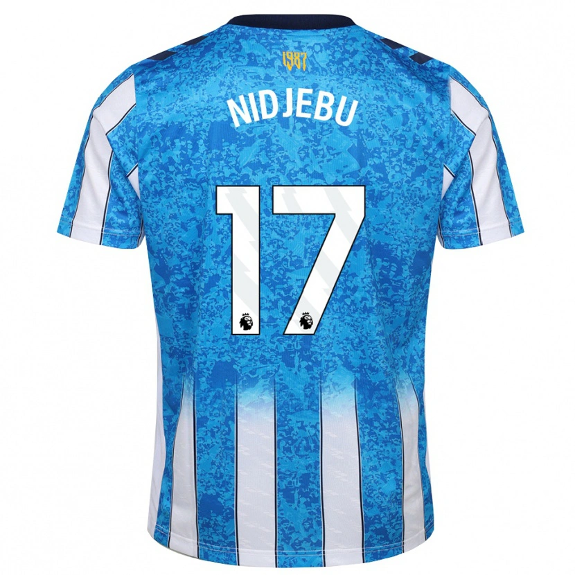 Danxen Kinderen Success Nidjebu #17 Wit Blauw Oranje Thuisshirt Thuistenue 2026/27 T-Shirt