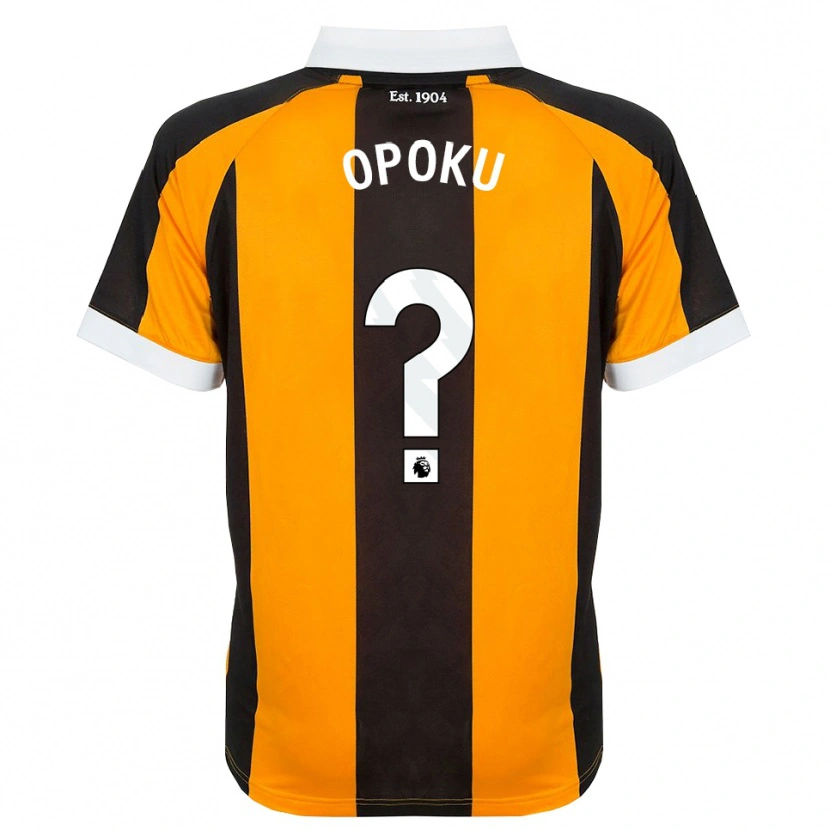 Danxen Kinderen Sam Opoku #0 Oranje Zwart Wit Thuisshirt Thuistenue 2026/27 T-Shirt