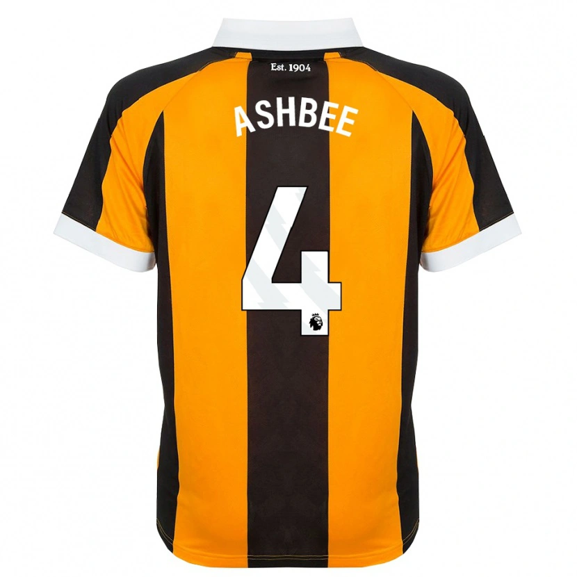 Danxen Kinderen Stanley Ashbee #4 Oranje Zwart Wit Thuisshirt Thuistenue 2026/27 T-Shirt