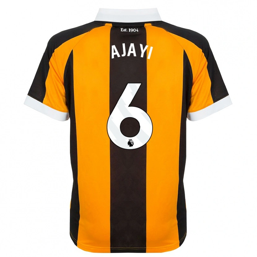 Danxen Kinderen Semi Ajayi #6 Oranje Zwart Wit Thuisshirt Thuistenue 2026/27 T-Shirt