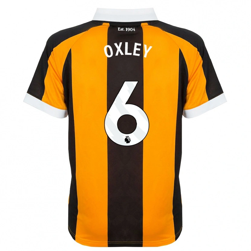 Danxen Kinderen Tilly Oxley #6 Oranje Zwart Wit Thuisshirt Thuistenue 2026/27 T-Shirt
