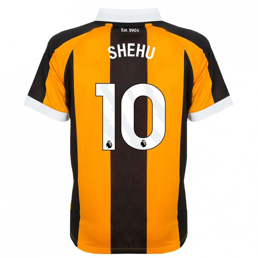 Danxen Kinderen Aidon Shehu #10 Oranje Zwart Wit Thuisshirt Thuistenue 2026/27 T-Shirt