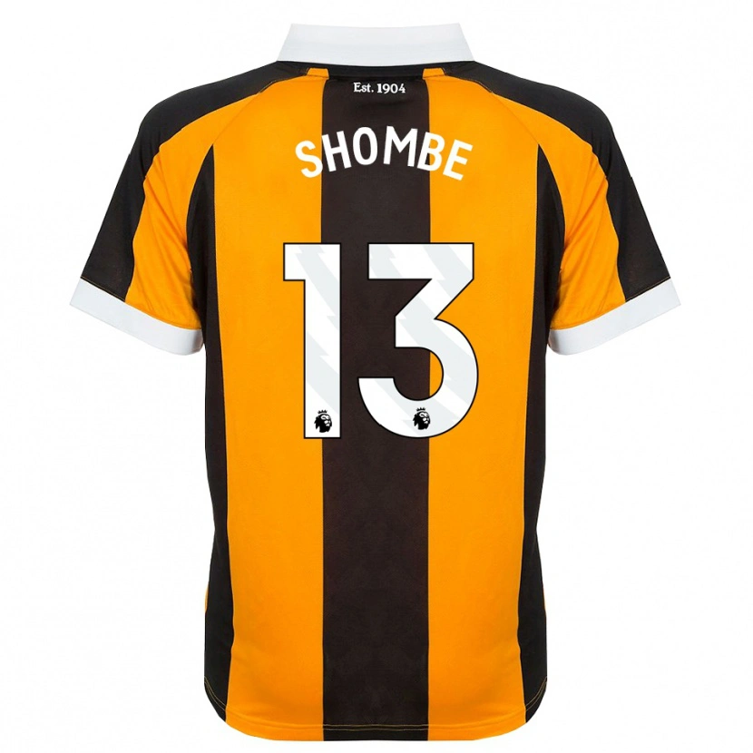 Danxen Kinderen Khiani Shombe #13 Oranje Zwart Wit Thuisshirt Thuistenue 2026/27 T-Shirt