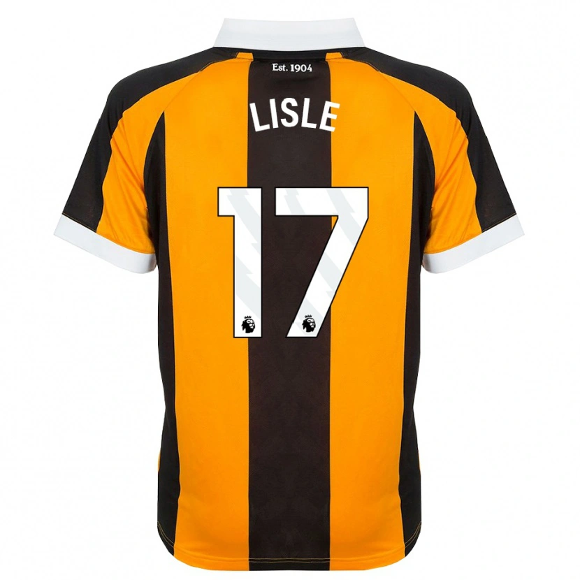 Danxen Kinderen Mary Lisle #17 Oranje Zwart Wit Thuisshirt Thuistenue 2026/27 T-Shirt