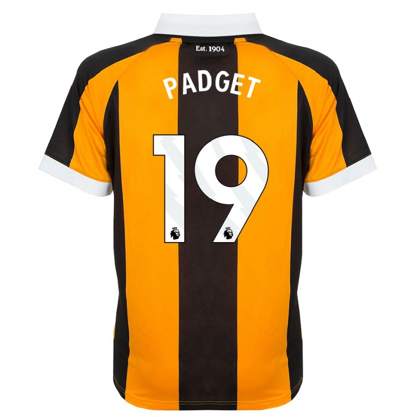 Danxen Kinderen Bethany Padget #19 Oranje Zwart Wit Thuisshirt Thuistenue 2026/27 T-Shirt