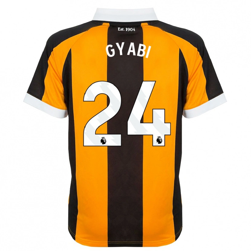 Danxen Kinderen Darko Gyabi #24 Oranje Zwart Wit Thuisshirt Thuistenue 2026/27 T-Shirt