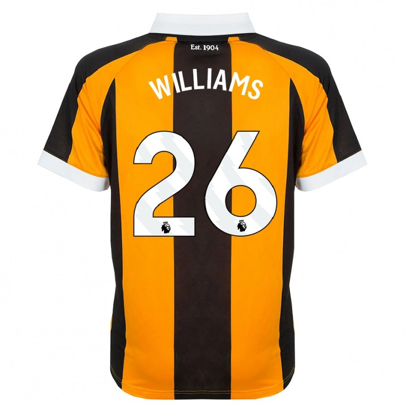 Danxen Kinderen Annabel Williams #26 Oranje Zwart Wit Thuisshirt Thuistenue 2026/27 T-Shirt