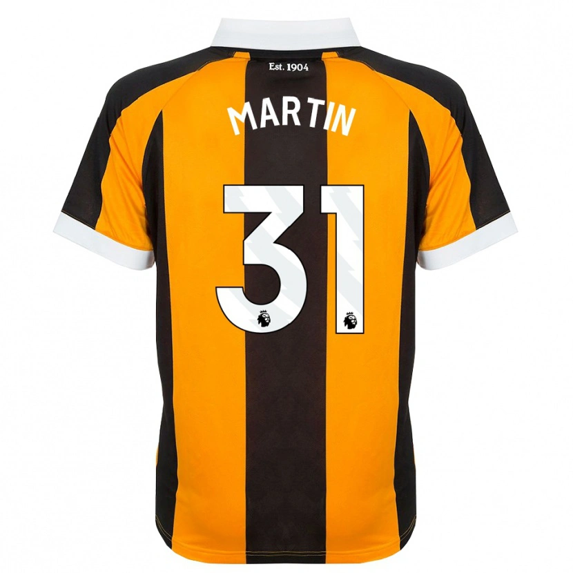 Danxen Kinderen Faith Martin #31 Oranje Zwart Wit Thuisshirt Thuistenue 2026/27 T-Shirt