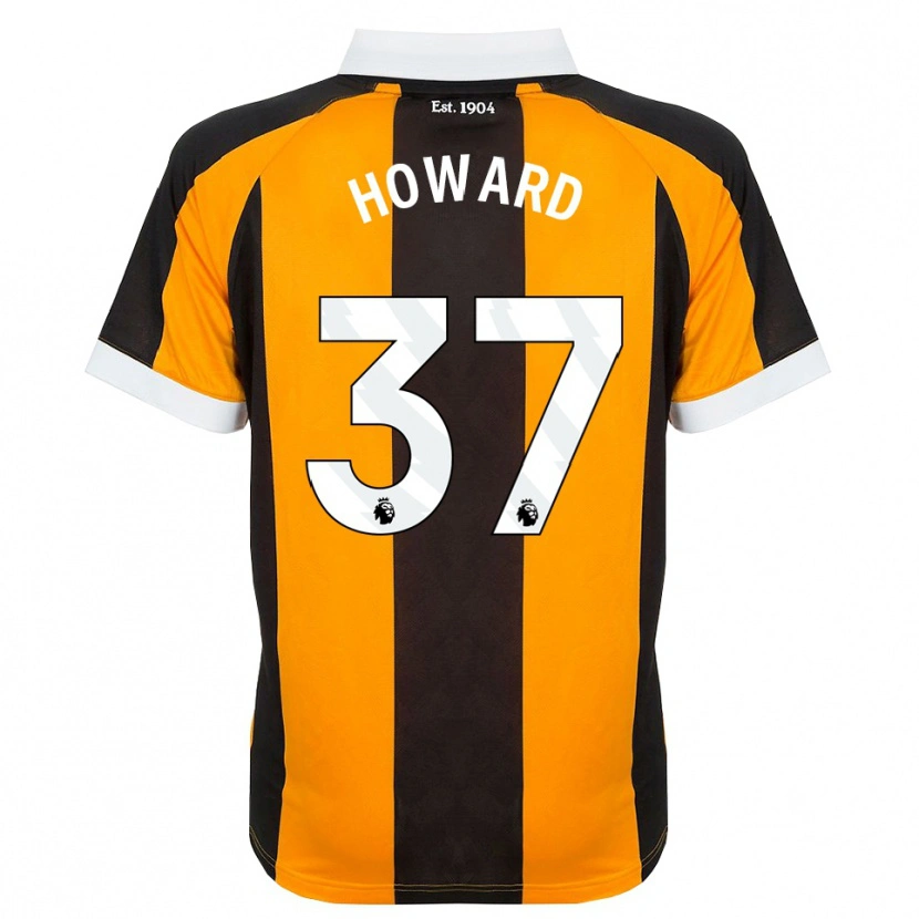 Danxen Kinderen Scarlet Howard #37 Oranje Zwart Wit Thuisshirt Thuistenue 2026/27 T-Shirt