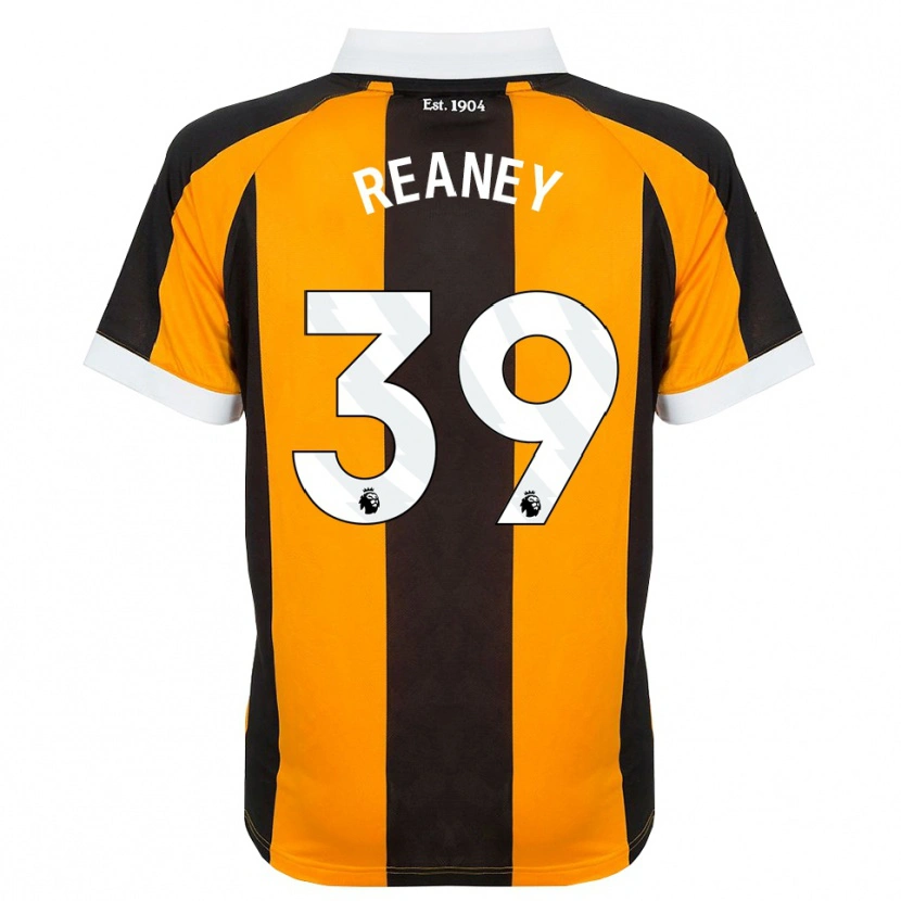 Danxen Kinderen Mollie Reaney #39 Oranje Zwart Wit Thuisshirt Thuistenue 2026/27 T-Shirt
