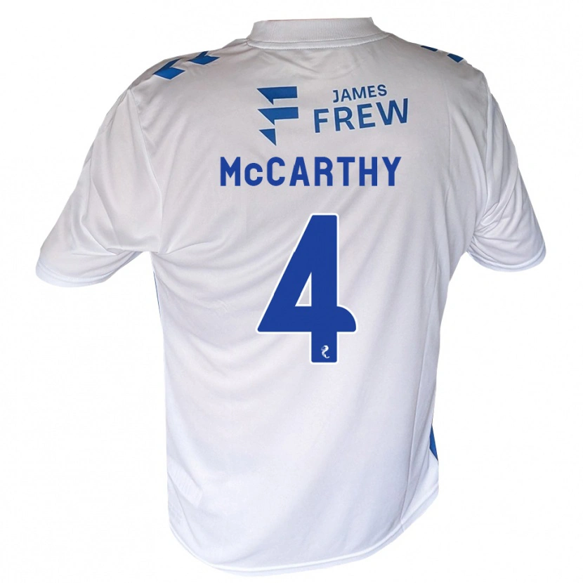 Danxen Kinderen Cathal Mccarthy #4 Koningsblauw Wit Thuisshirt Thuistenue 2026/27 T-Shirt