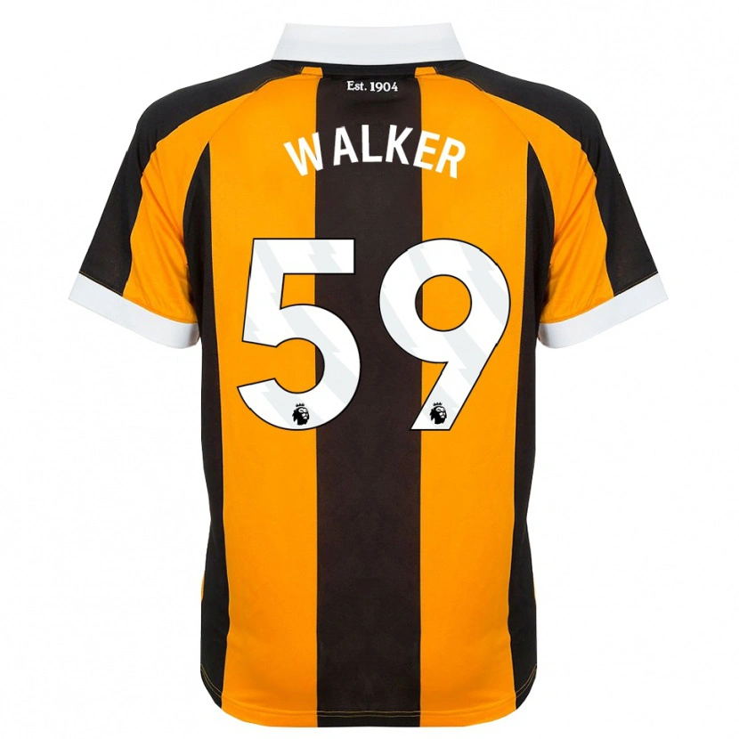 Danxen Kinderen Coist Walker #59 Oranje Zwart Wit Thuisshirt Thuistenue 2026/27 T-Shirt