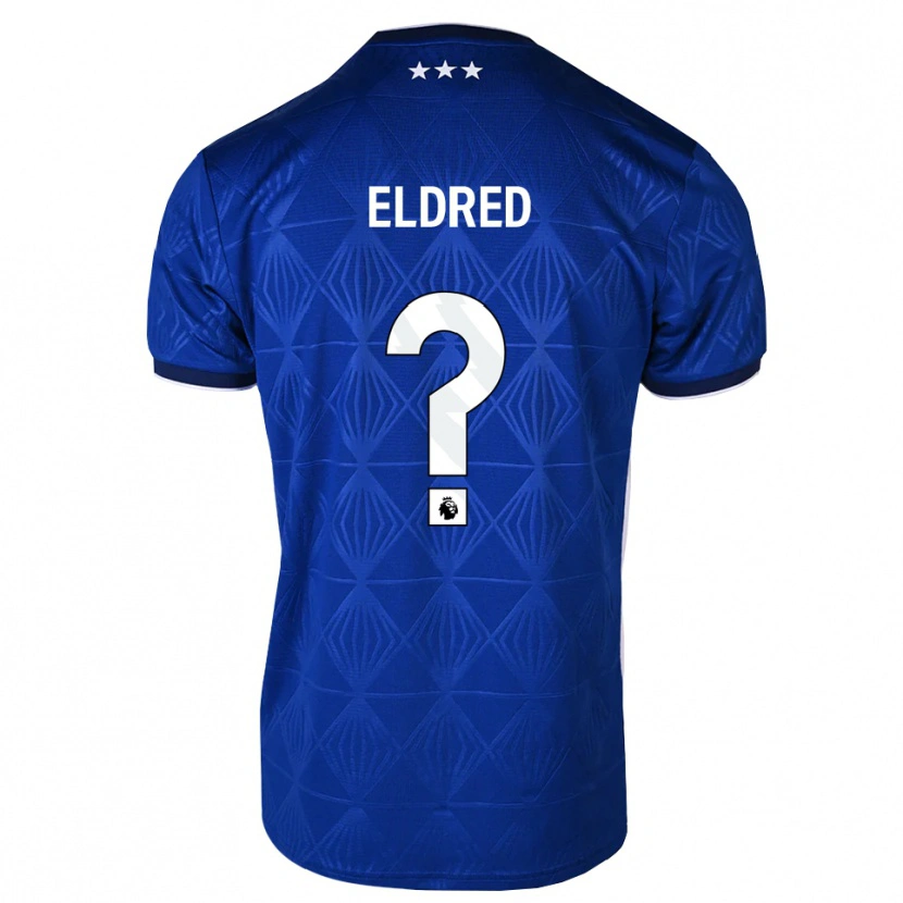 Danxen Kinderen Sydney Eldred #0 Mediumblue Wit Rood Thuisshirt Thuistenue 2026/27 T-Shirt