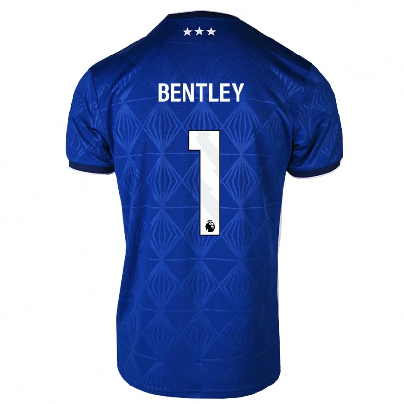 Danxen Kinderen Josh Bentley #1 Mediumblue Wit Rood Thuisshirt Thuistenue 2026/27 T-Shirt