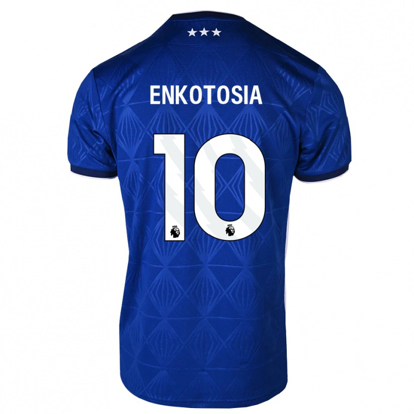 Danxen Kinderen Jojo Enkotosia #10 Mediumblue Wit Rood Thuisshirt Thuistenue 2026/27 T-Shirt