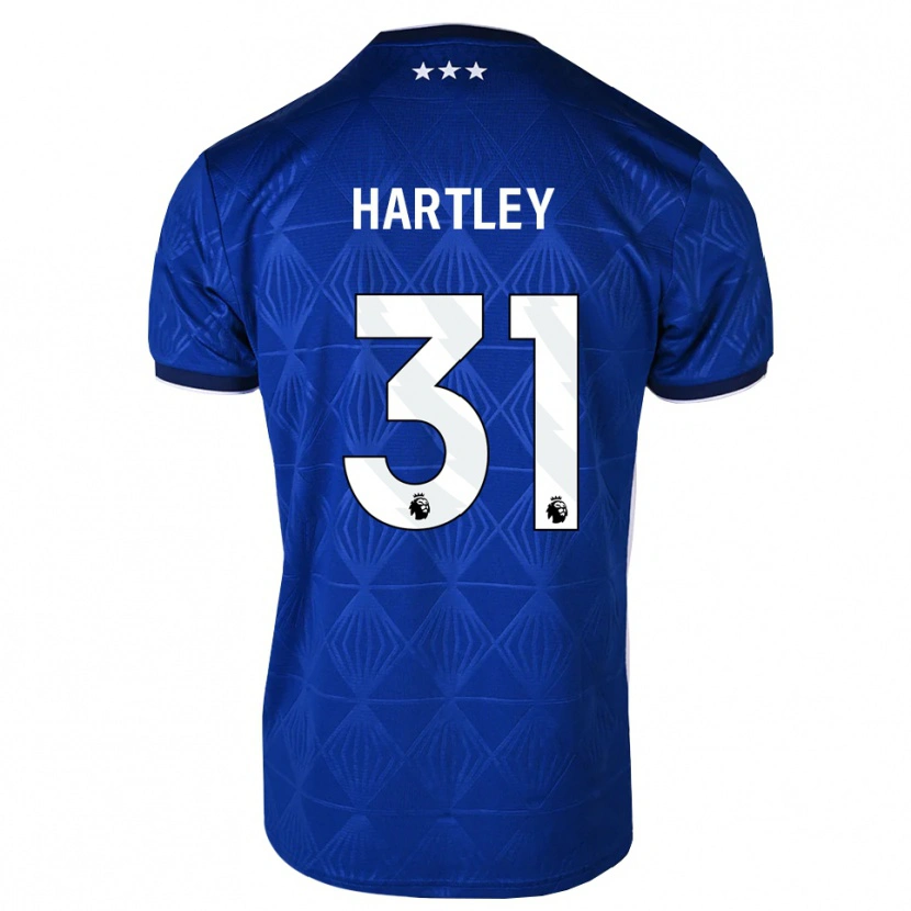 Danxen Kinderen Laura Hartley #31 Mediumblue Wit Rood Thuisshirt Thuistenue 2026/27 T-Shirt