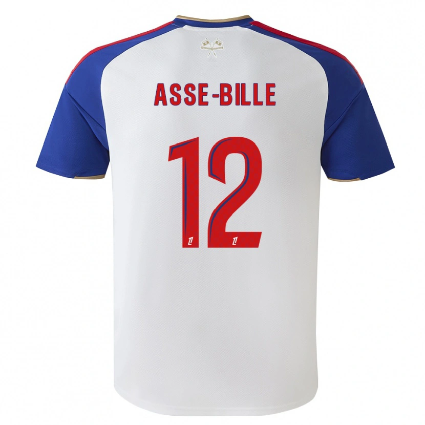 Danxen Kinderen Tiago Asse-Bille #12 Royalblue Rood Wit Thuisshirt Thuistenue 2026/27 T-Shirt