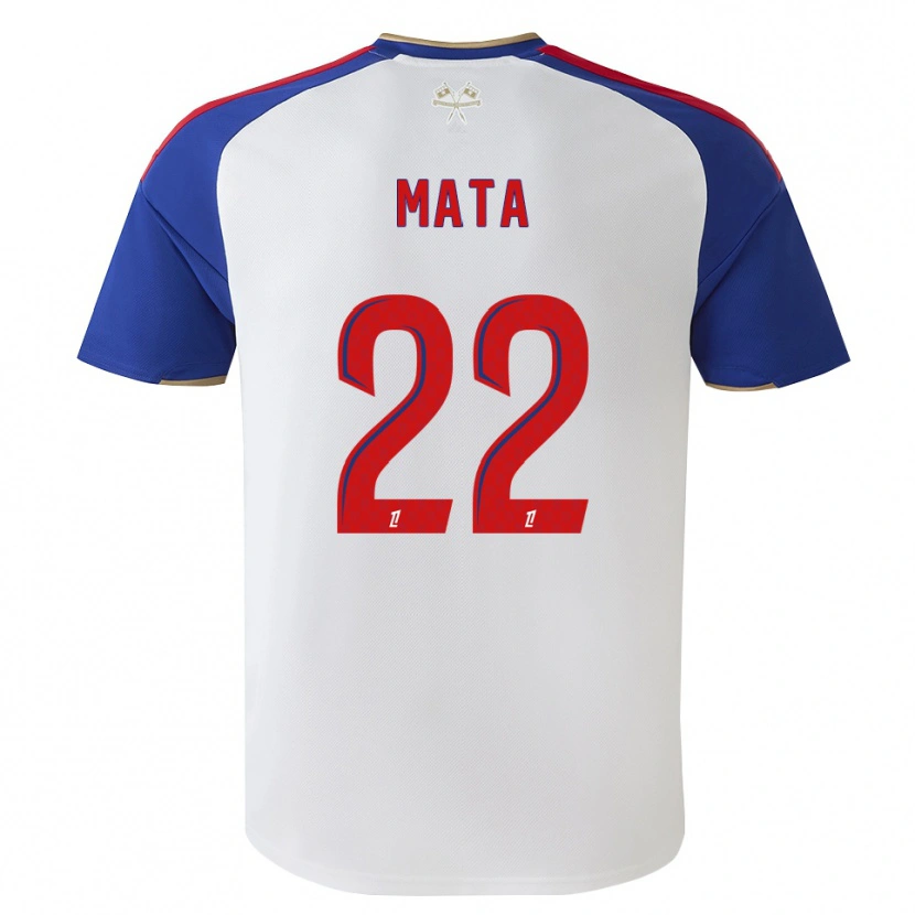 Danxen Kinderen Clinton Mata #22 Royalblue Rood Wit Thuisshirt Thuistenue 2026/27 T-Shirt