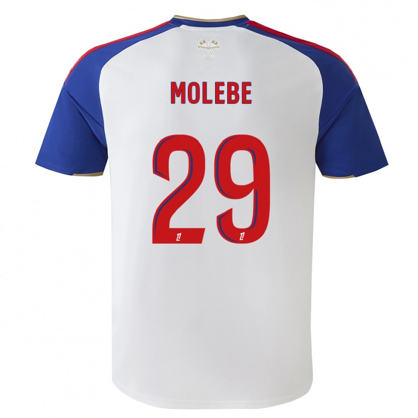 Danxen Kinderen Enzo Molebe #29 Royalblue Rood Wit Thuisshirt Thuistenue 2026/27 T-Shirt