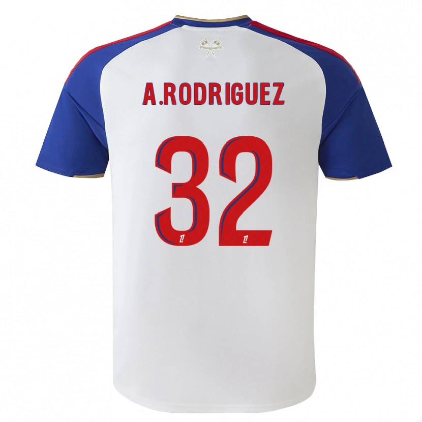 Danxen Kinderen Alejandro Gomes Rodríguez #32 Royalblue Rood Wit Thuisshirt Thuistenue 2026/27 T-Shirt