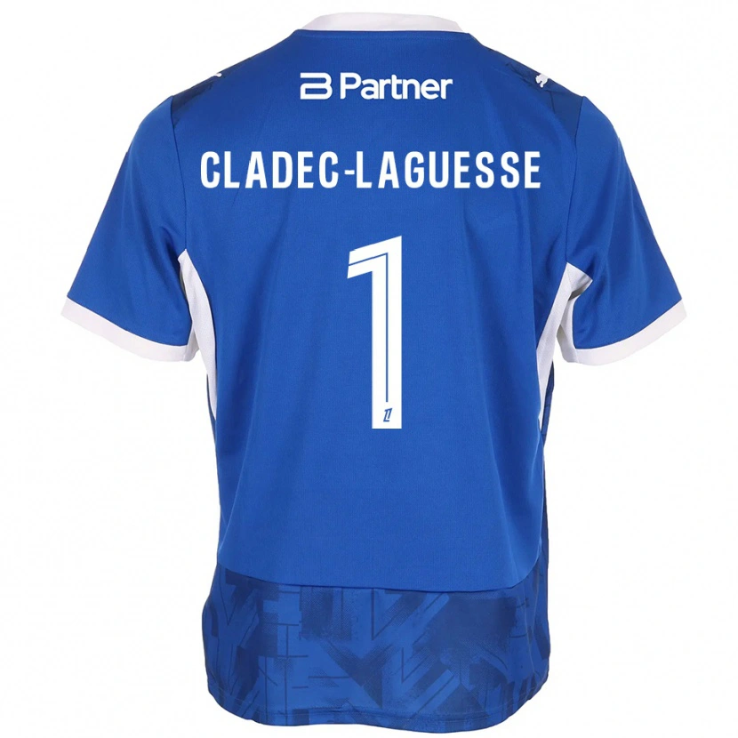 Danxen Kinderen Christopher Cladec-Laguesse #1 Mediumblue Wit Thuisshirt Thuistenue 2026/27 T-Shirt