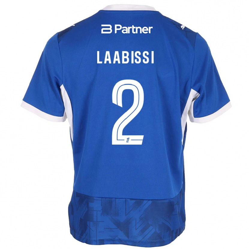 Danxen Kinderen Chad Laabissi #2 Mediumblue Wit Thuisshirt Thuistenue 2026/27 T-Shirt