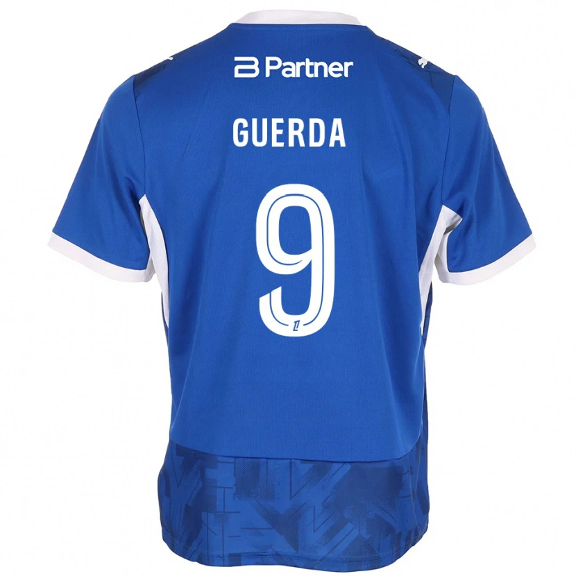 Danxen Kinderen Rylan Guerda #9 Mediumblue Wit Thuisshirt Thuistenue 2026/27 T-Shirt