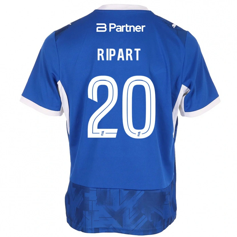 Danxen Kinderen Renaud Ripart #20 Mediumblue Wit Thuisshirt Thuistenue 2026/27 T-Shirt