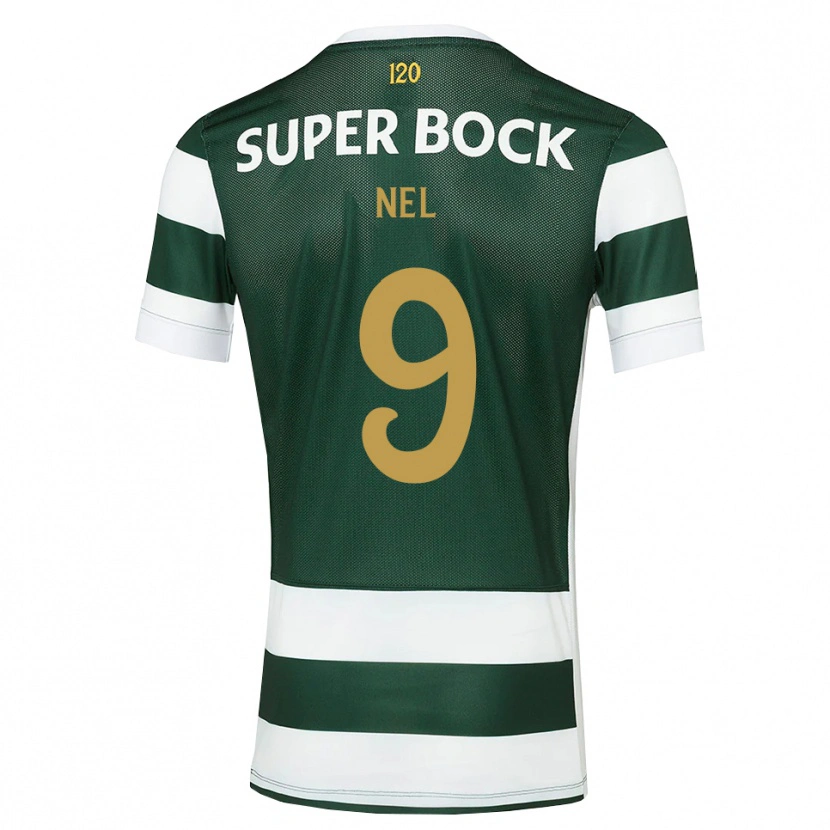 Danxen Kinderen Rafael Nel #9 Donkerleigrijswit Thuisshirt Thuistenue 2026/27 T-Shirt