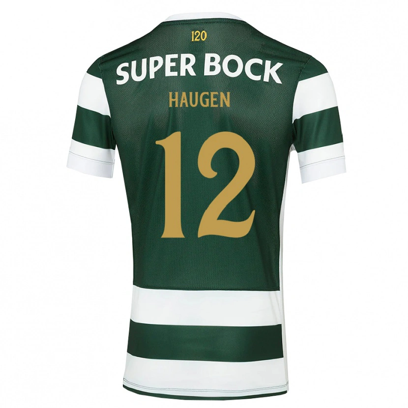Danxen Kinderen Madison Haugen #12 Donkerleigrijswit Thuisshirt Thuistenue 2026/27 T-Shirt