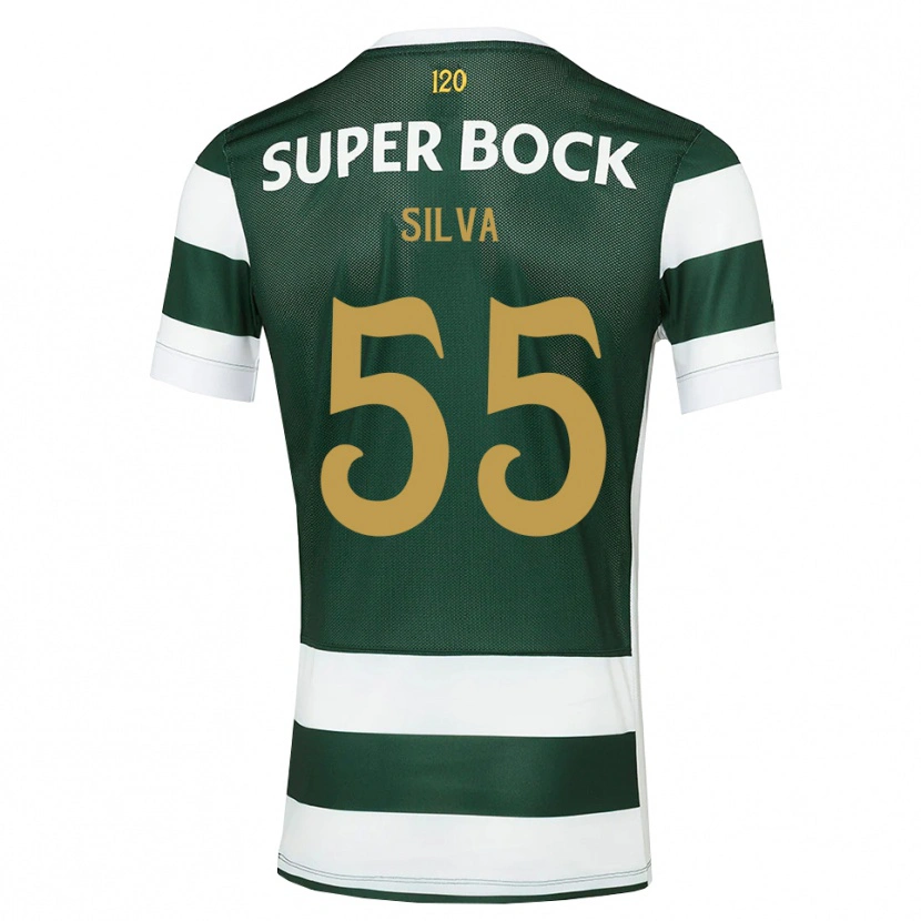 Danxen Kinderen José Silva #55 Donkerleigrijswit Thuisshirt Thuistenue 2026/27 T-Shirt