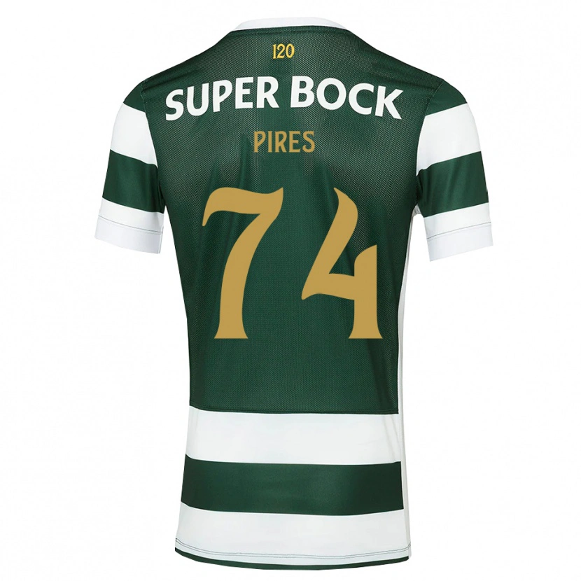 Danxen Kinderen Guilherme Pires #74 Donkerleigrijswit Thuisshirt Thuistenue 2026/27 T-Shirt