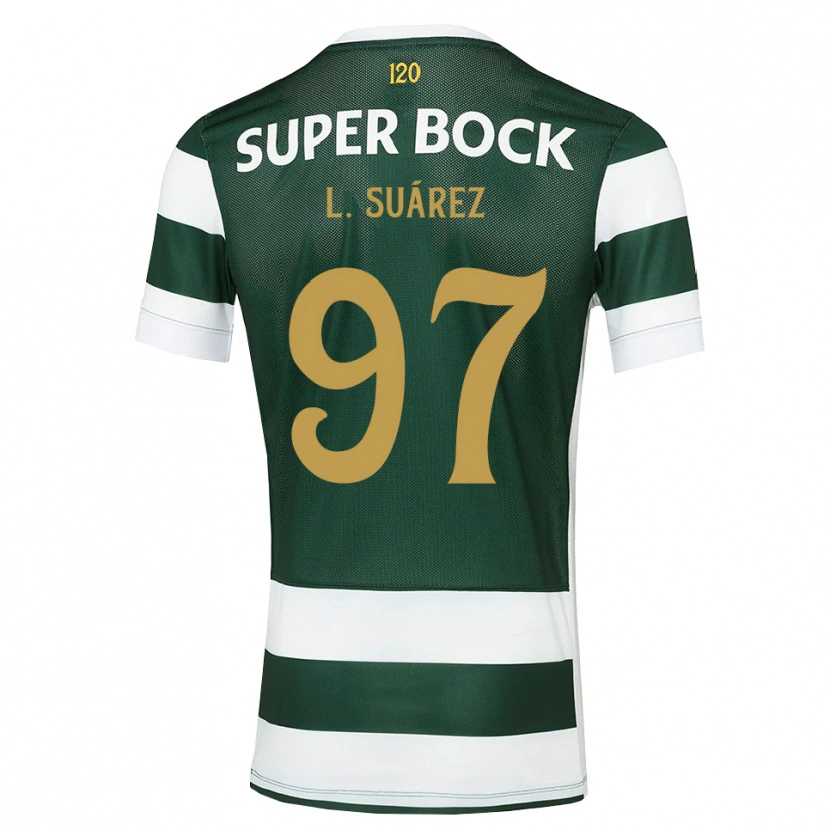 Danxen Kinderen Luis Suárez #97 Donkerleigrijswit Thuisshirt Thuistenue 2026/27 T-Shirt