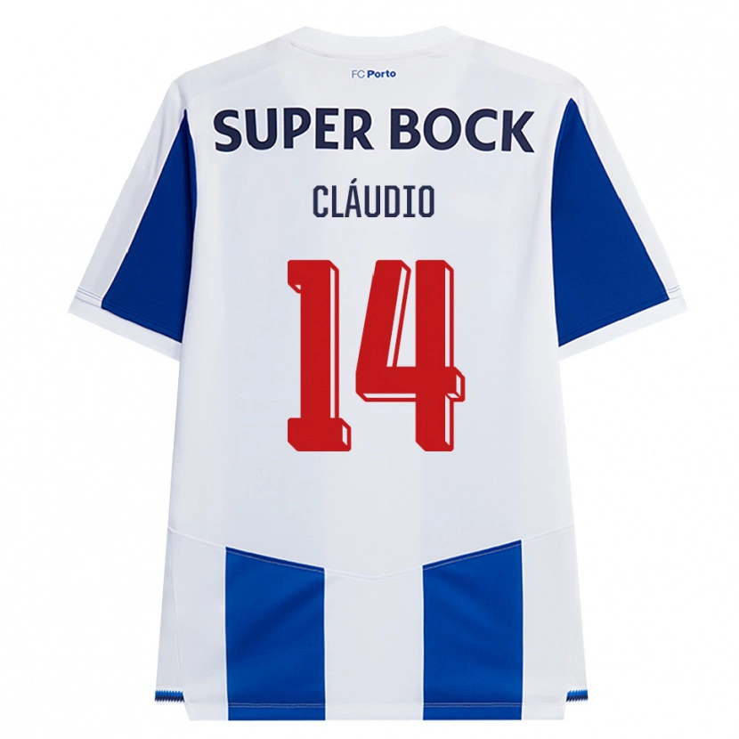 Danxen Kinderen Cláudio Ramos #14 Blauw Wit Rood Thuisshirt Thuistenue 2026/27 T-Shirt