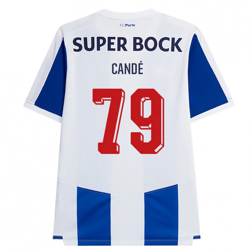 Danxen Kinderen Umaro Candé #79 Blauw Wit Rood Thuisshirt Thuistenue 2026/27 T-Shirt