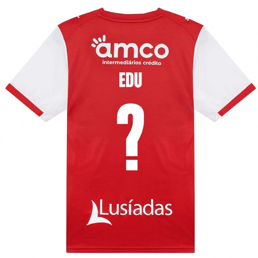 Danxen Kinderen Edu #0 Wit Rood Zwart Thuisshirt Thuistenue 2026/27 T-Shirt