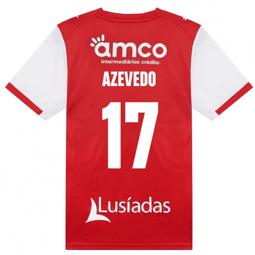 Danxen Kinderen Mariana Azevedo #17 Wit Rood Zwart Thuisshirt Thuistenue 2026/27 T-Shirt