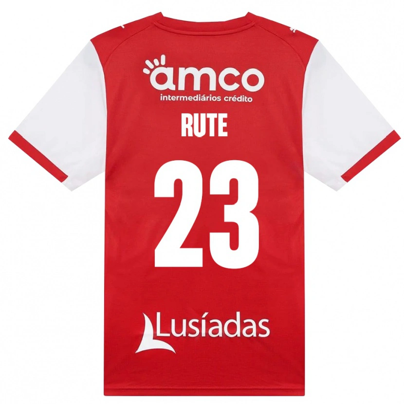 Danxen Kinderen Ana Rute #23 Wit Rood Zwart Thuisshirt Thuistenue 2026/27 T-Shirt
