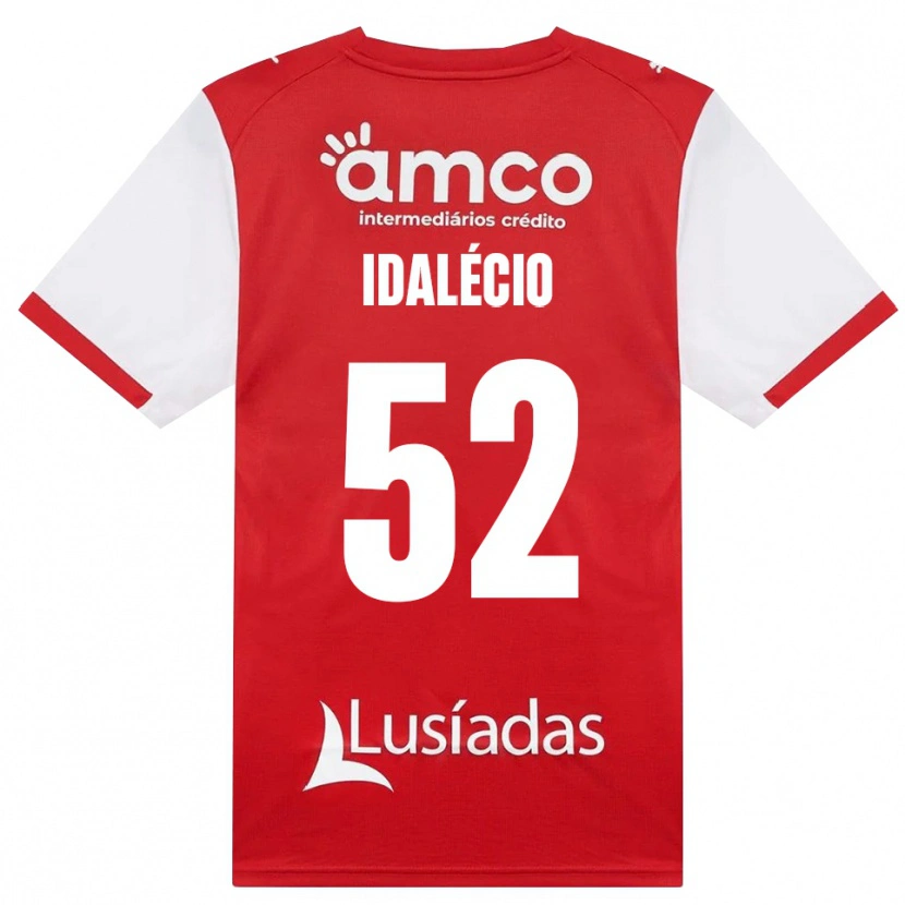Danxen Kinderen Idalécio #52 Wit Rood Zwart Thuisshirt Thuistenue 2026/27 T-Shirt