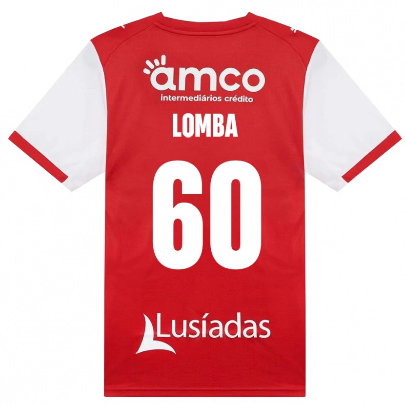 Danxen Kinderen João Lomba #60 Wit Rood Zwart Thuisshirt Thuistenue 2026/27 T-Shirt