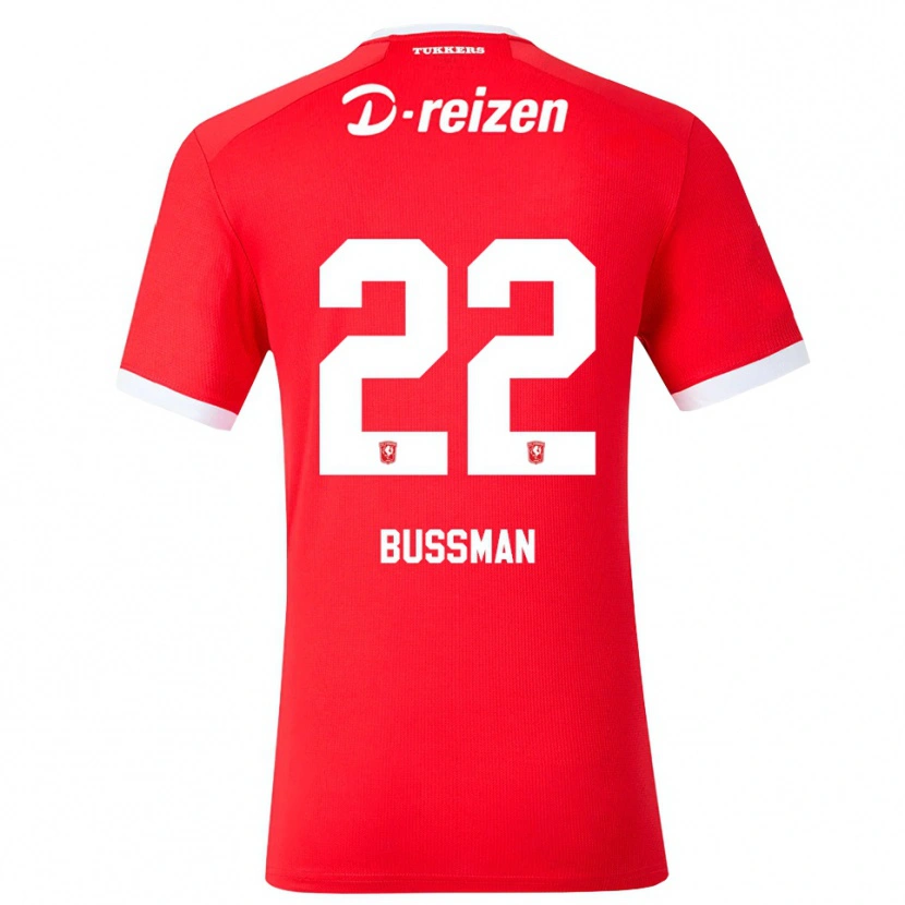 Danxen Kinderen Fiene Bussman #22 Rood Wit Thuisshirt Thuistenue 2026/27 T-Shirt